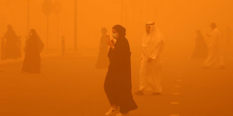 kuwait in storm